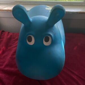 Blue toddler bouncy hippo